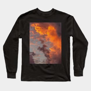 Clouds Sunset Summer Long Sleeve T-Shirt